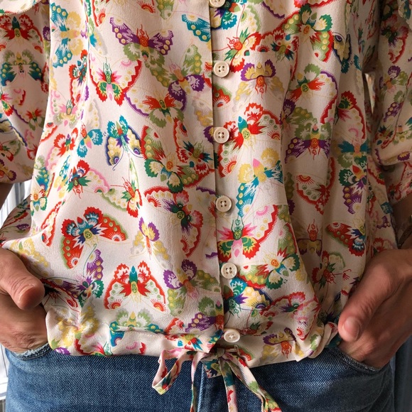 Zadig & Voltaire tease butterfly top - Picture 5 of 8